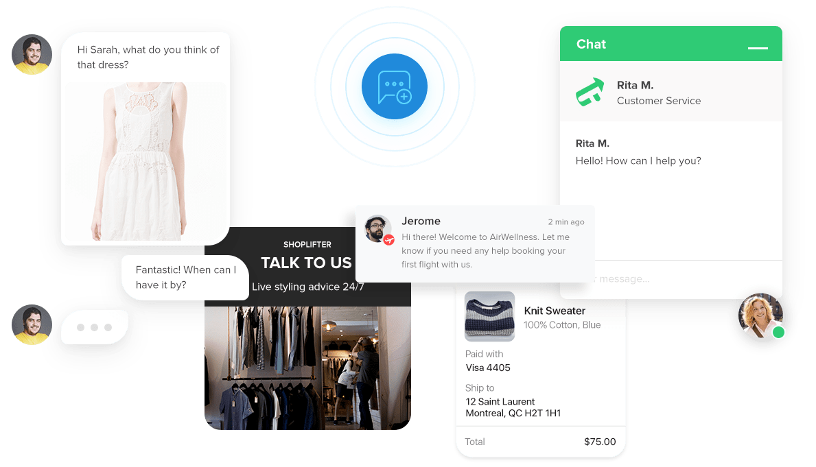 Various ways to customize Smooch live web chat